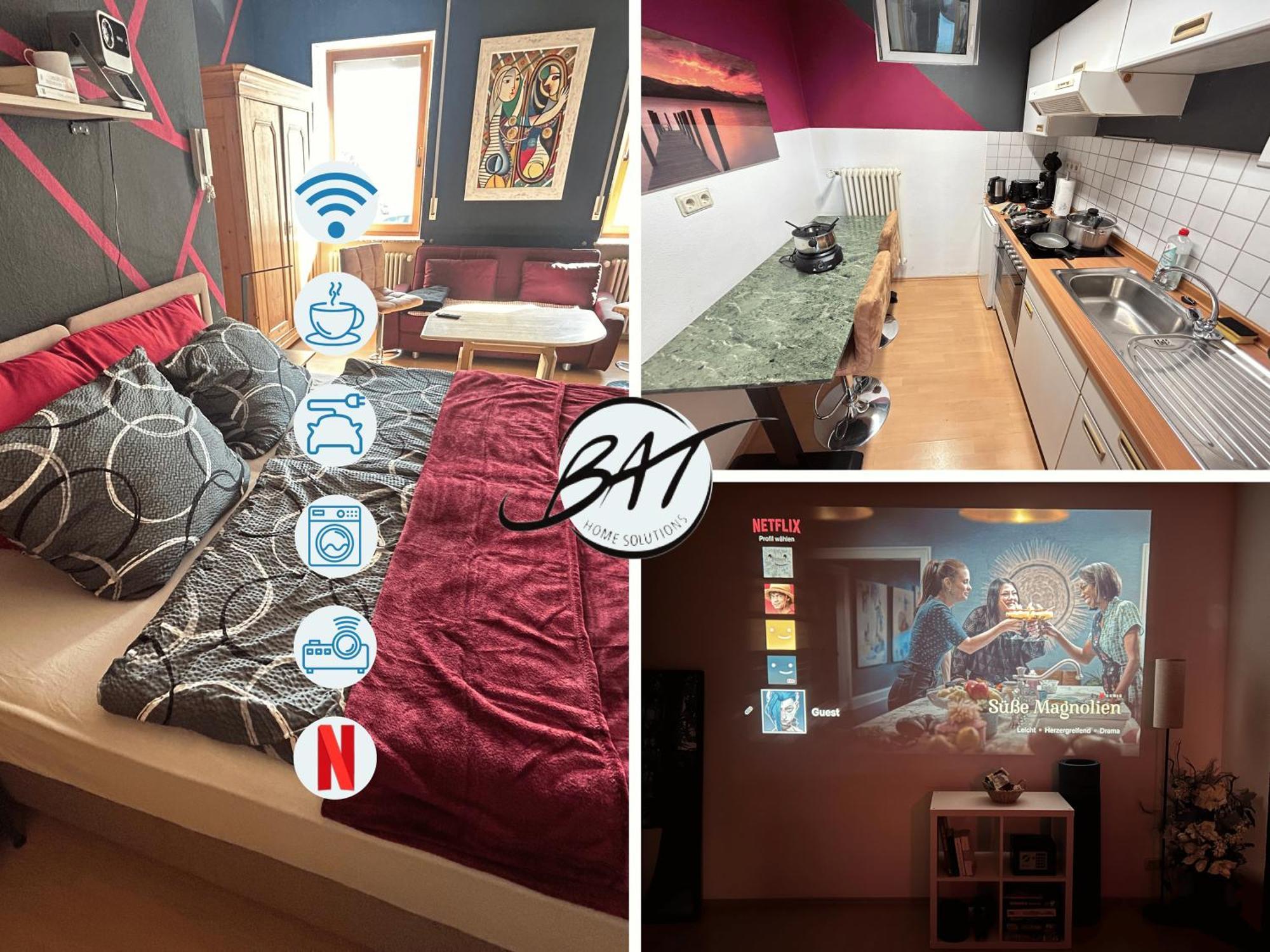 Apartment 35qm 4 Personen Zentral! Kino! Kueche! Wallbox! Raeder, Eg Trier